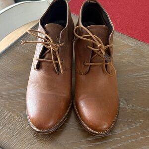 Steve Madden Brown Leather Heeled Boots